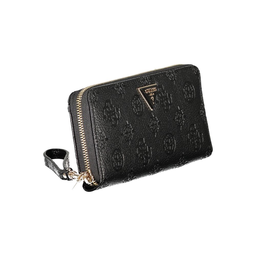 Black Polyethylene Women Wallet