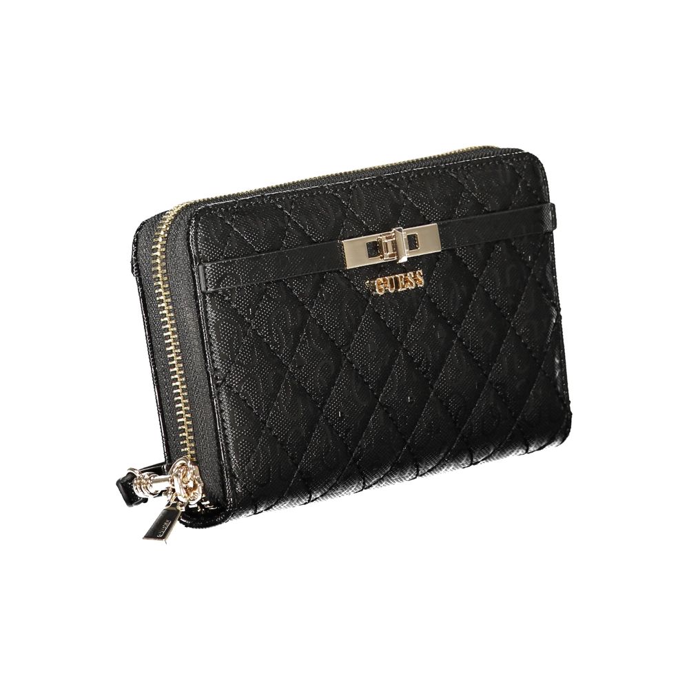 Black Polyethylene Women Wallet