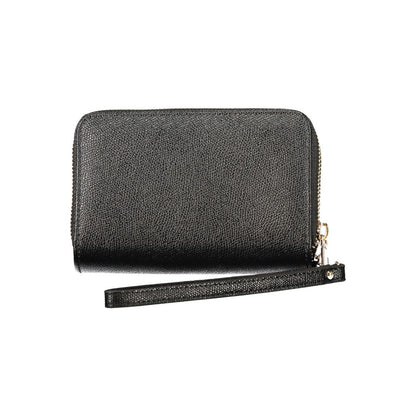 Black Polyethylene Women Wallet