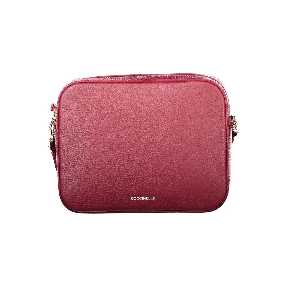Red Leather Women Handbag