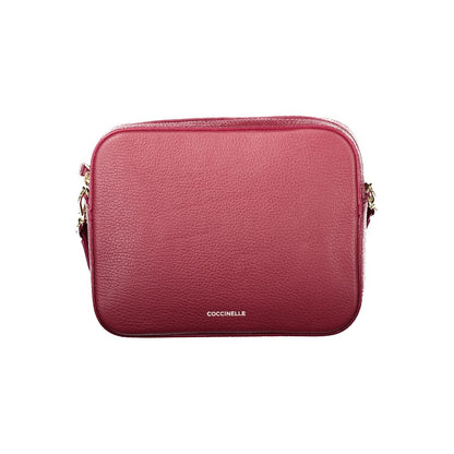 Red Leather Women Handbag