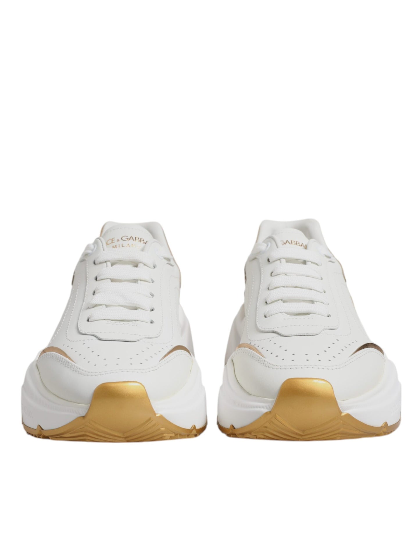 White Gold Daymaster Low Top Sneakers Shoes