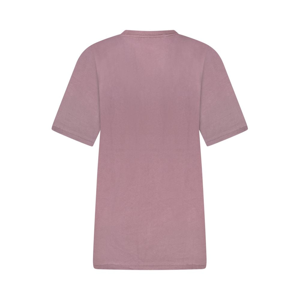Purple Cotton Women T-Shirt