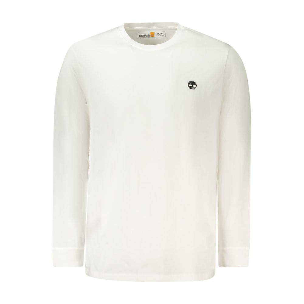 White Cotton Men T-Shirt