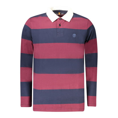 Red Cotton Men Polo Shirt