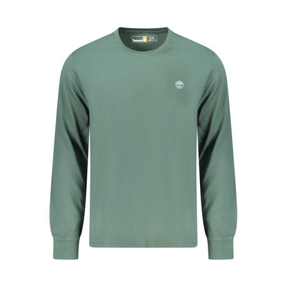 Green Cotton Men T-Shirt