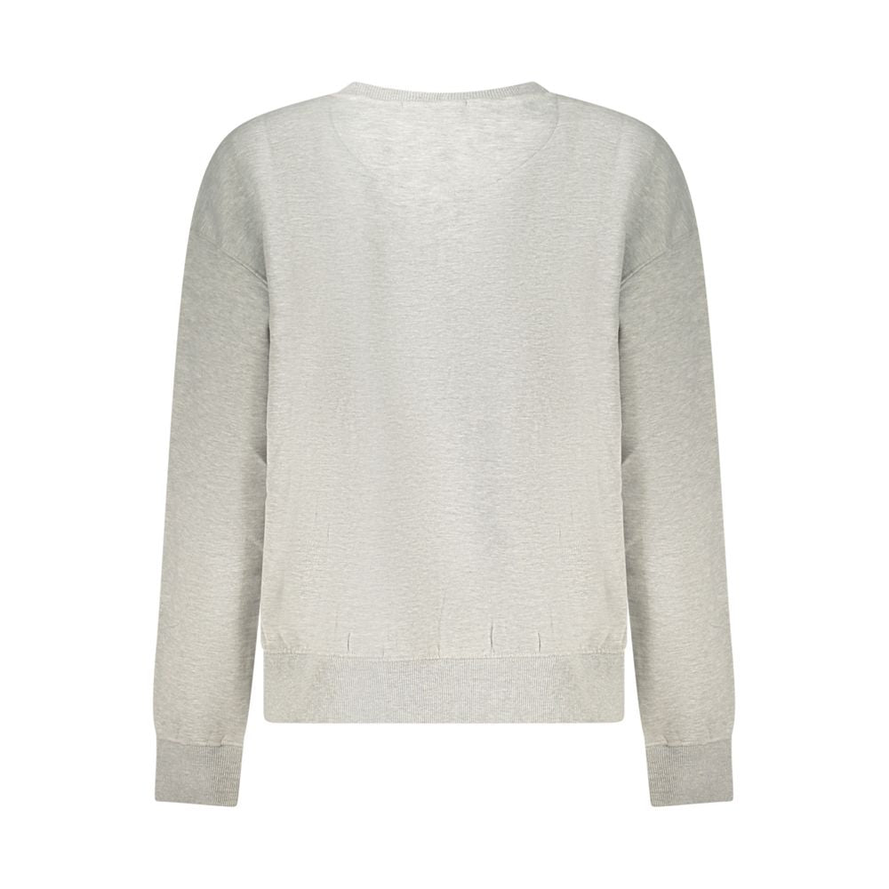 Gray Cotton Women Sweater