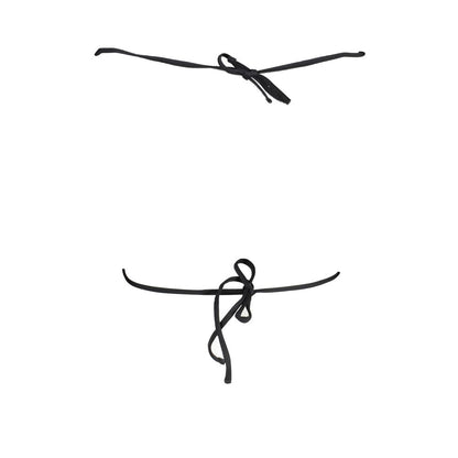 Black Elastane Swimwear