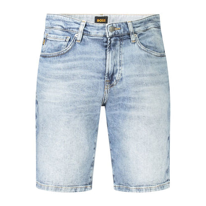 Blue Cotton Short