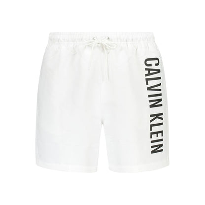 White Polyester Swimwear