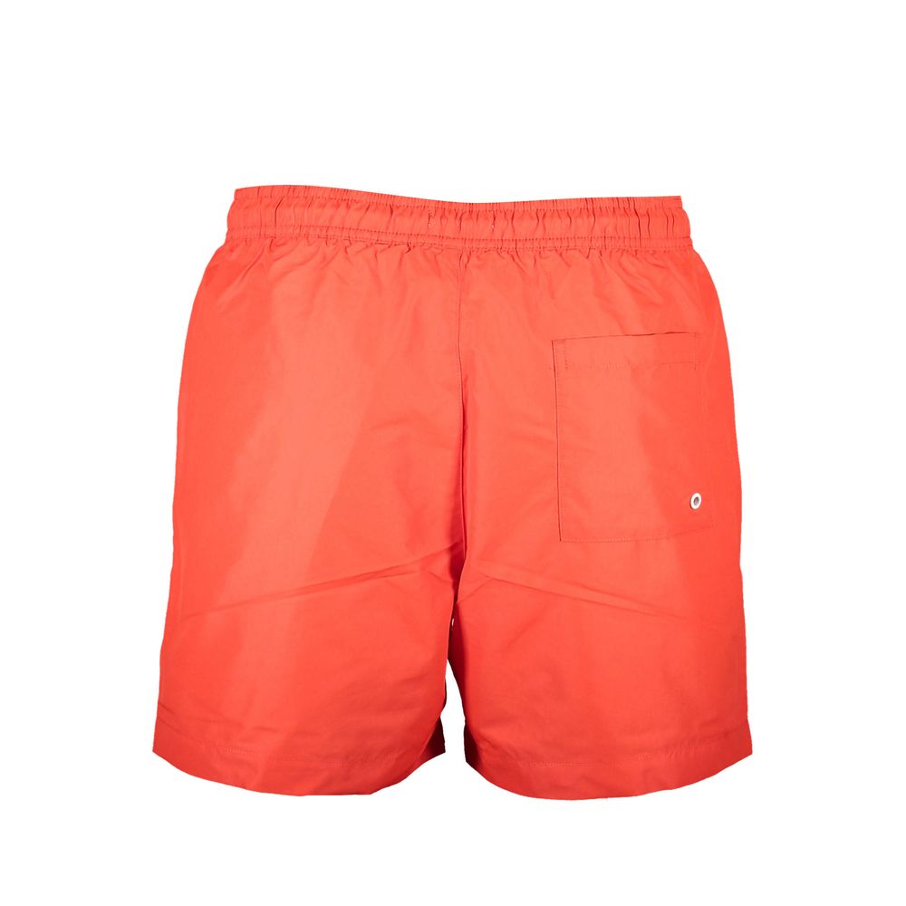 Red Polyester Swimwear