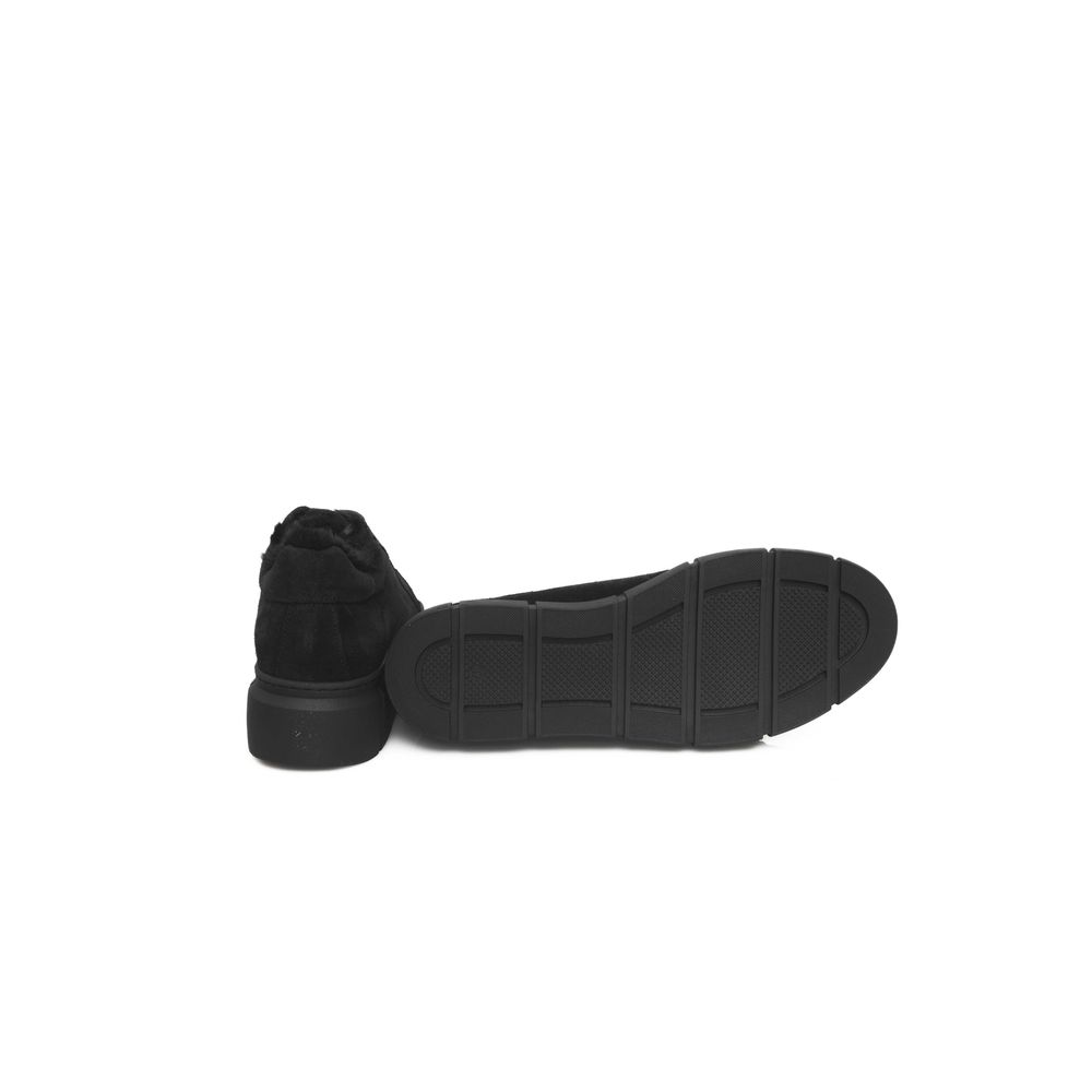 Black Calfskin Women Sneaker