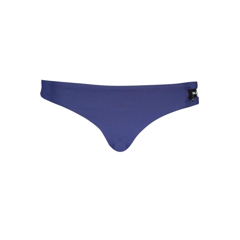 Blue Elastane Swimwear
