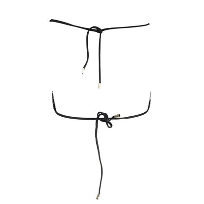 Black Elastane Swimwear