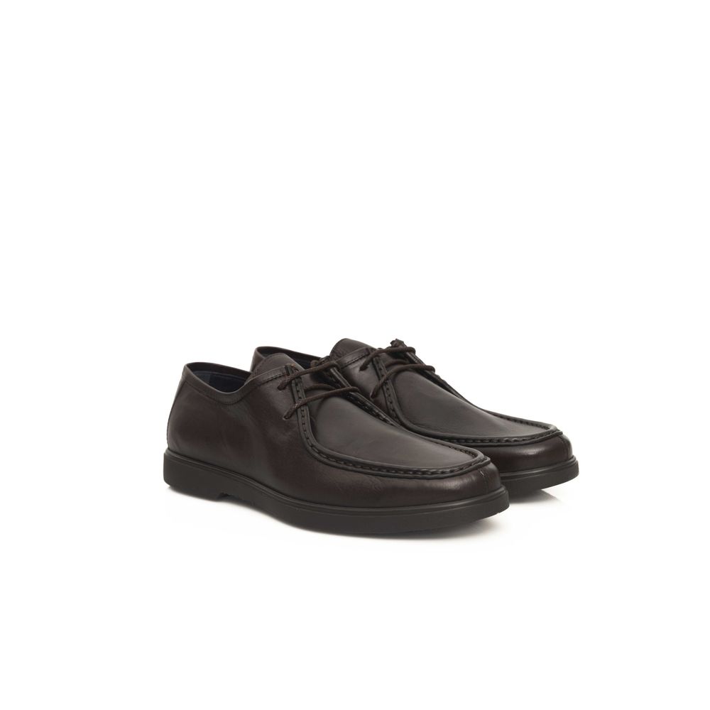 Brown Cowhide Men's Derby Shoe