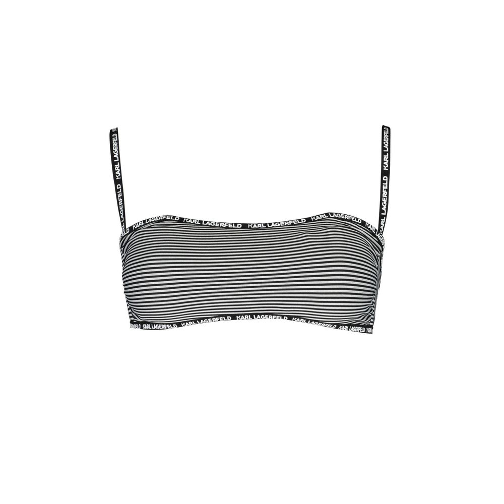 Black Elastane Swimwear