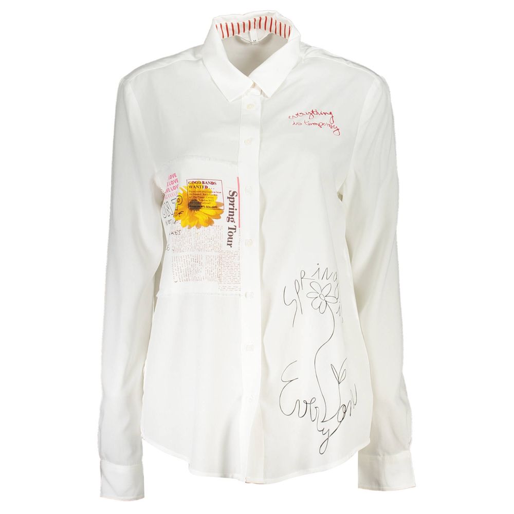 White Viscose Shirt