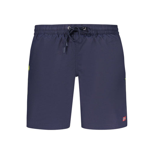 Blue Polyamide Swimwear