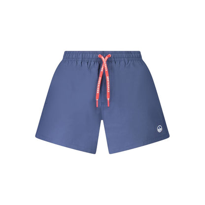 Blue Cotton Swimwear