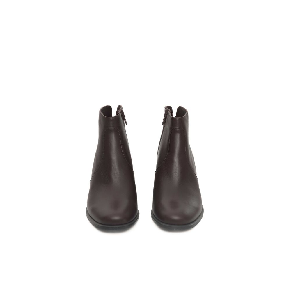 Burgundy Cowhide Women Boot