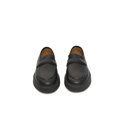 Black Cowhide Men's Loafer