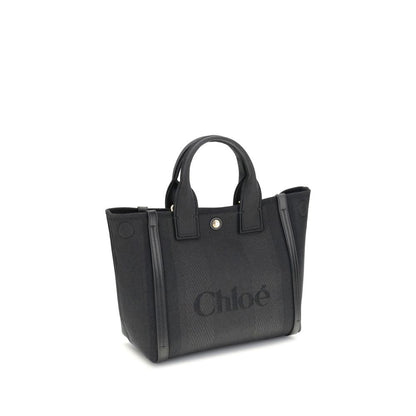 Black Cotton Shoulder Bag