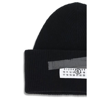 Black Wool Beanie