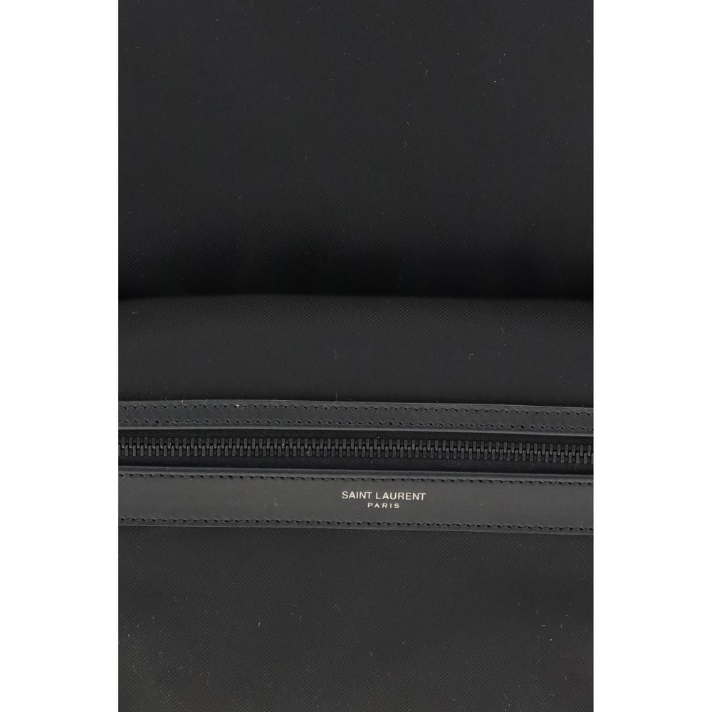 Black Recycled Polyamide Backpack