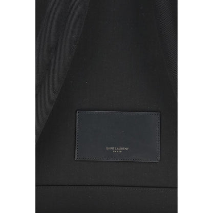 Black Recycled Polyamide Backpack