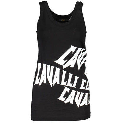 Black Cotton Tank Top