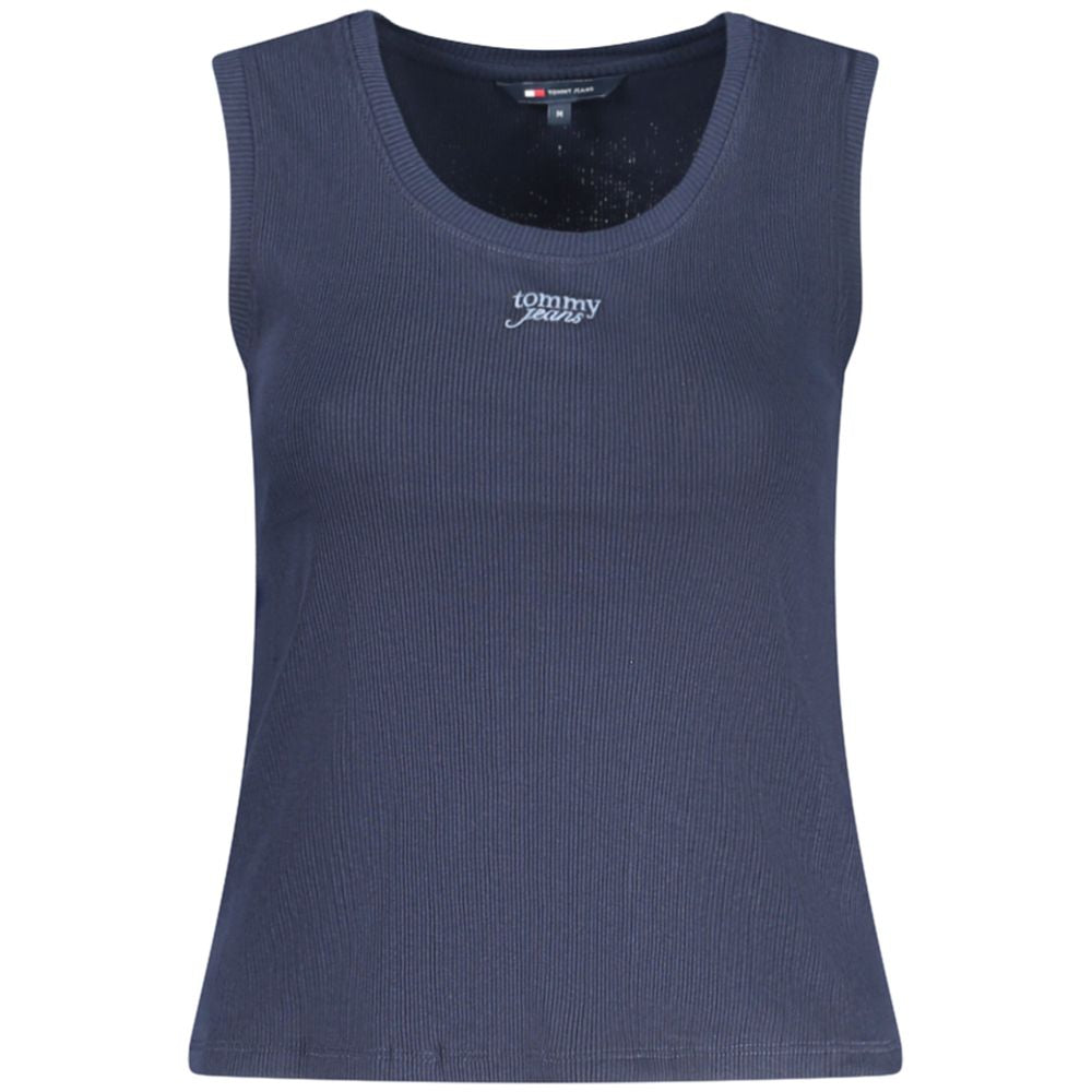 Blue Cotton Tank Top