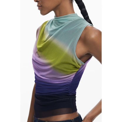 Green Polyester Tank Top