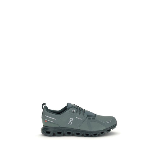 Green Fabric Athletic Sneakers