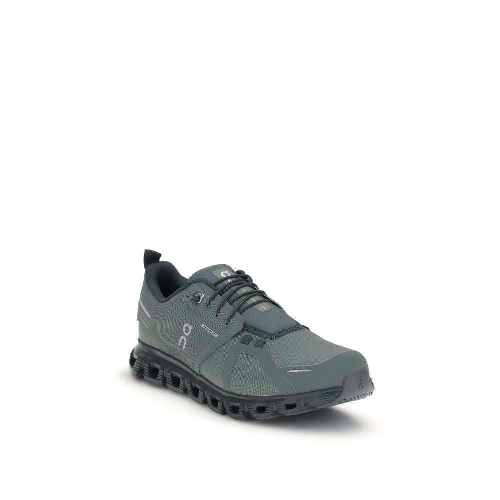 Green Fabric Athletic Sneakers