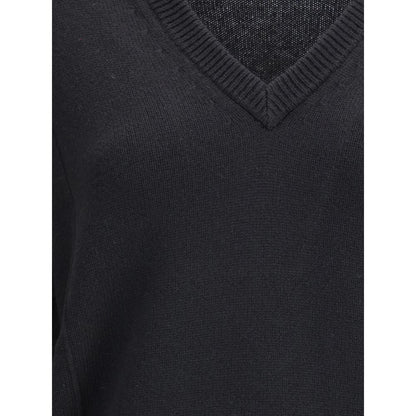 Black Wool Sweatshirt
