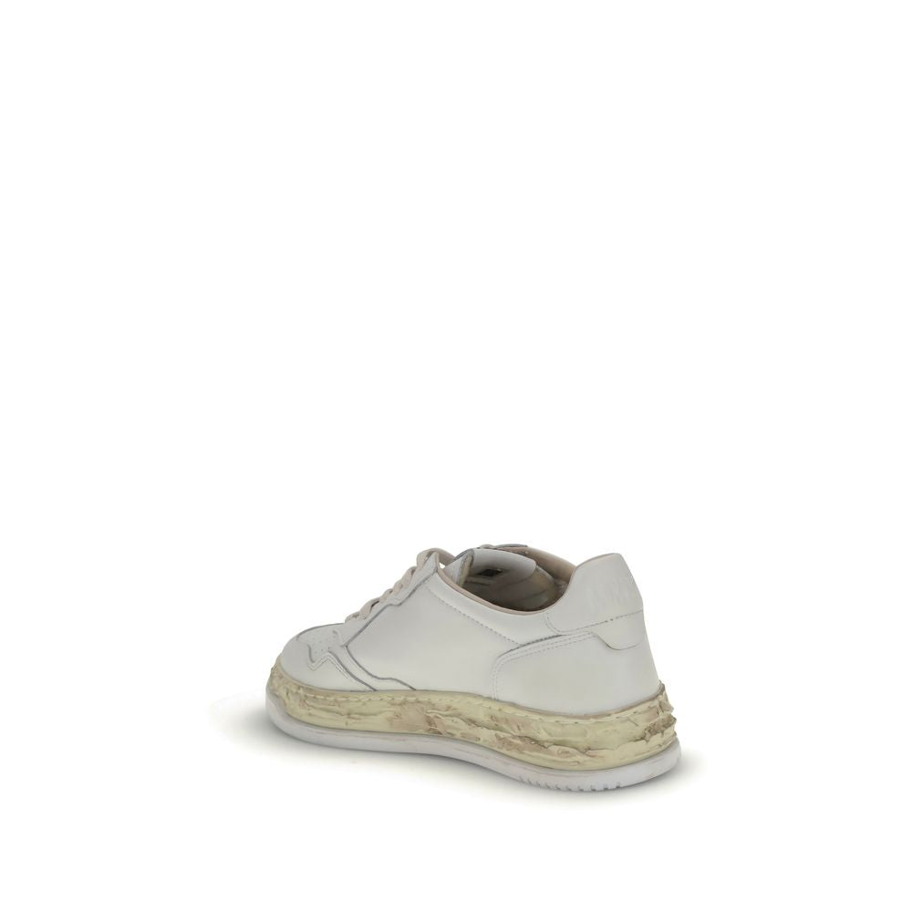 White Leather Sneakers