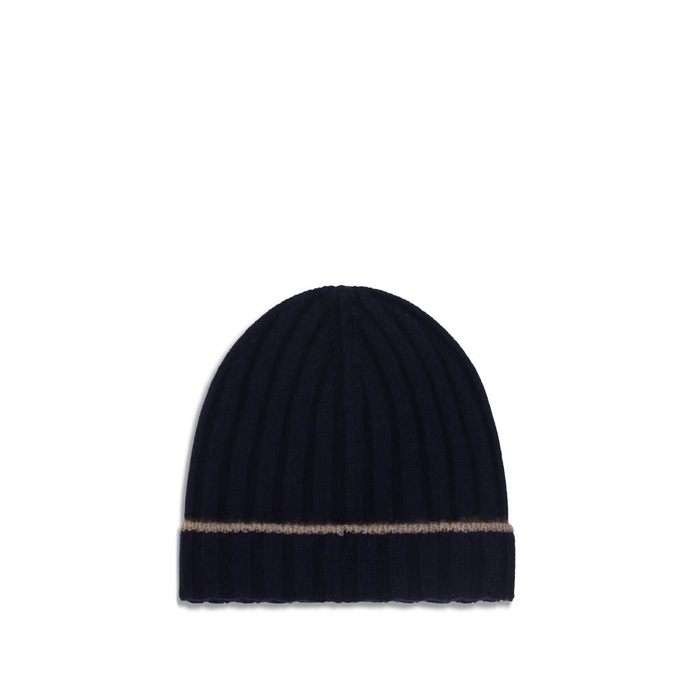 Blue Cashmere Beanie