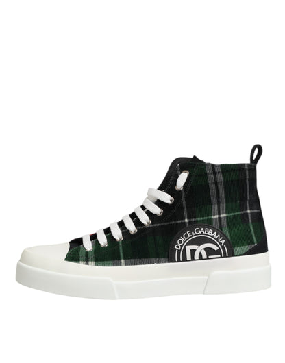 Multicolor DG Logo Men High Top Sneakers Shoes