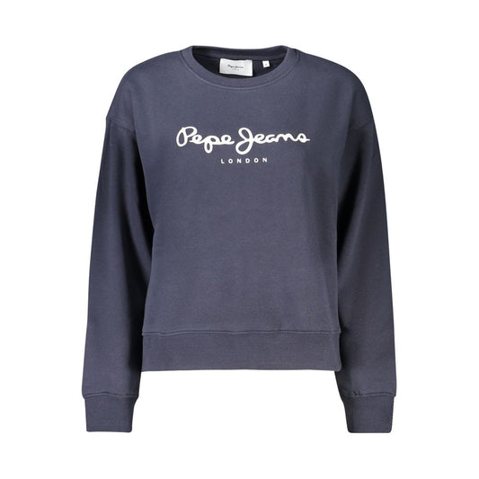 Blue Cotton Sweatshirt