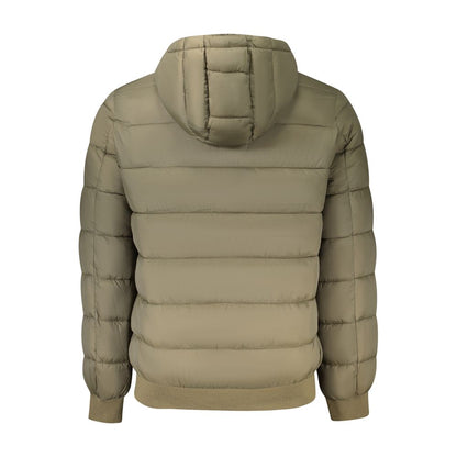 Brown Polyamide Jackets & Coat