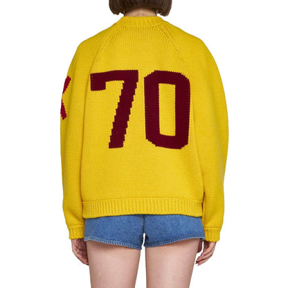 Yellow Cotton Sweatshirt