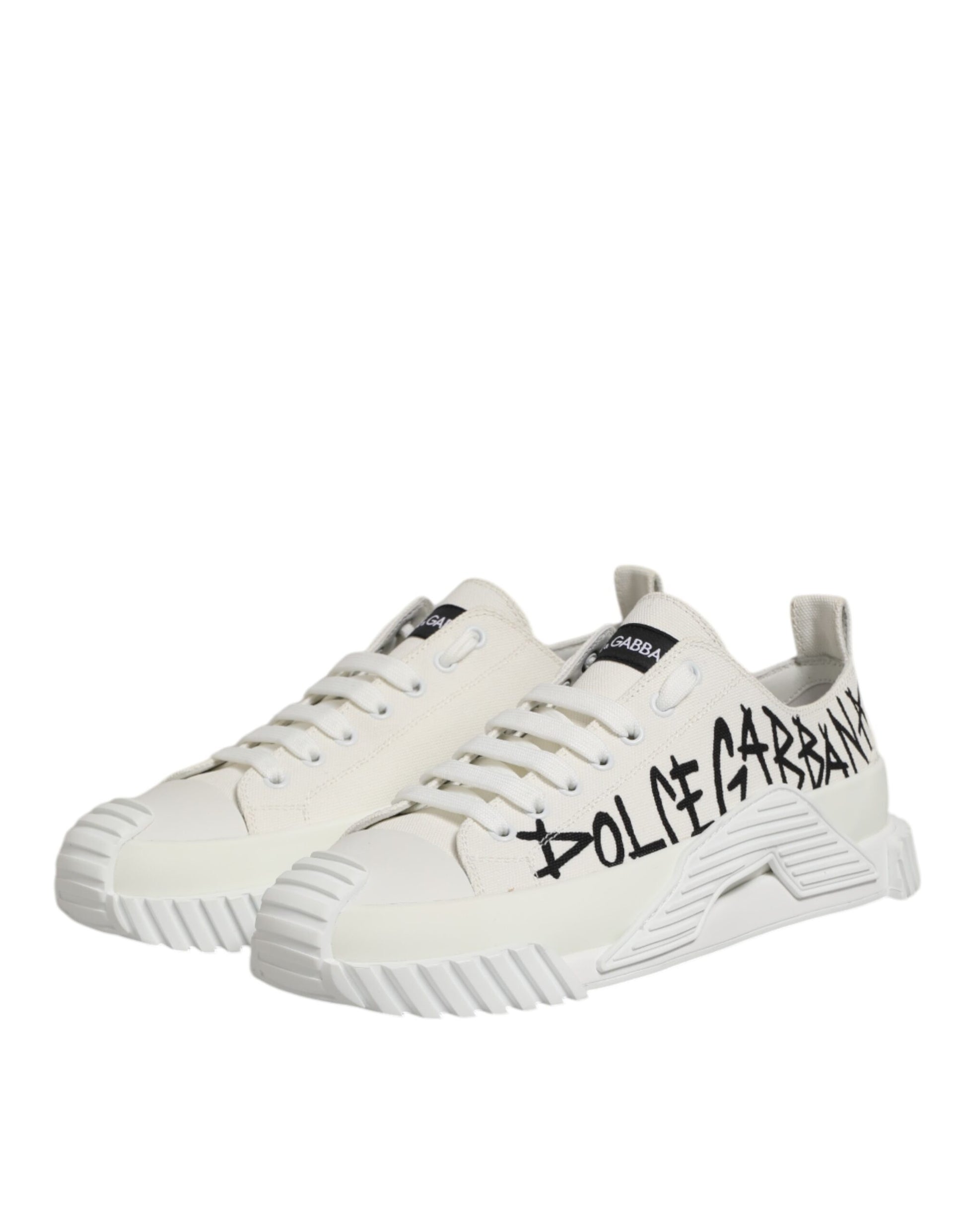 White Cotton NS1 Low Top Sneaker Shoes