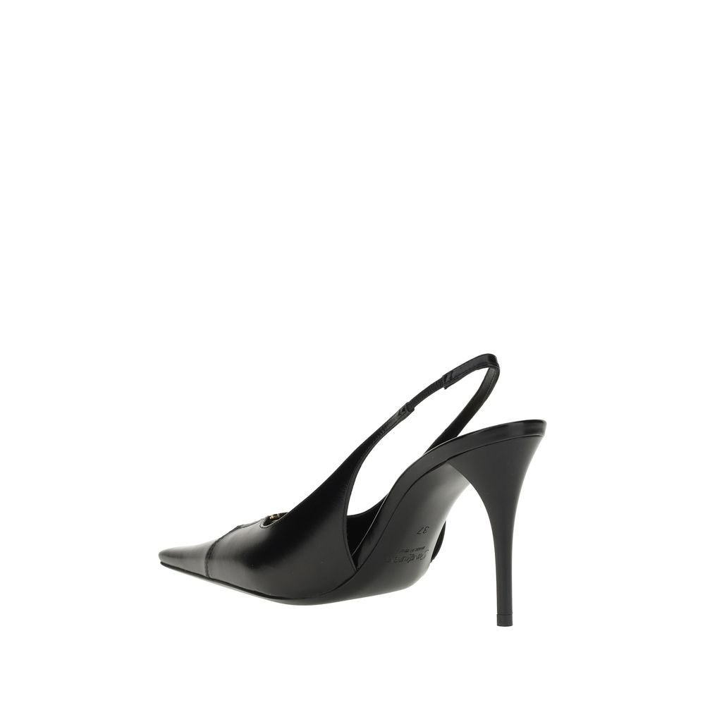 Black Calf Leather Bos Taurus Pumps