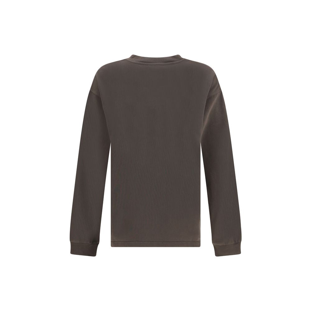 Brown Cotton Sweatshirt