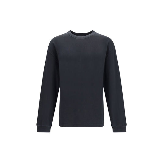 Black Cotton Sweatshirt