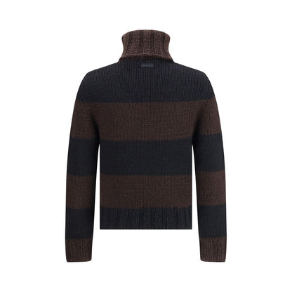 Brown Wool Turtleneck