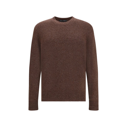 Brown Fleece Wool Sweatshirt