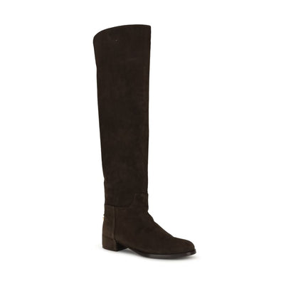 Brown Calf Leather Bos Taurus Ankle Boots