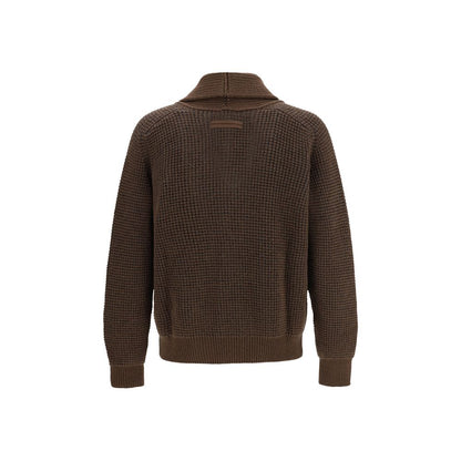Brown Cashmere Cardigan