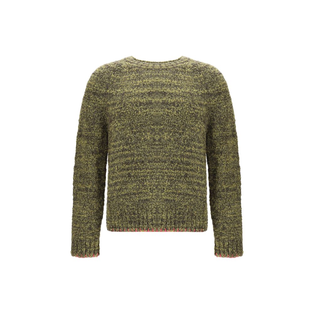 Green Recycled Polyamide Sweatshirt